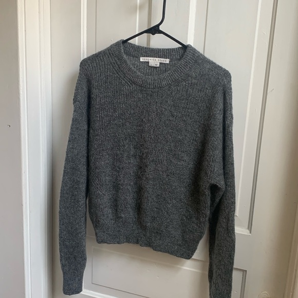 Veronica Beard Melinda Sweater Metallic Gray Small - Picture 4 of 6
